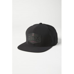 CZAPKA Z DASZKIEM FOX EMBLEM SNAPBACK BLACK