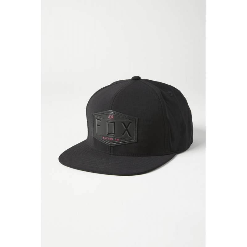 CZAPKA Z DASZKIEM FOX EMBLEM SNAPBACK BLACK