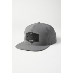 CZAPKA Z DASZKIEM FOX EMBLEM SNAPBACK PEWTER