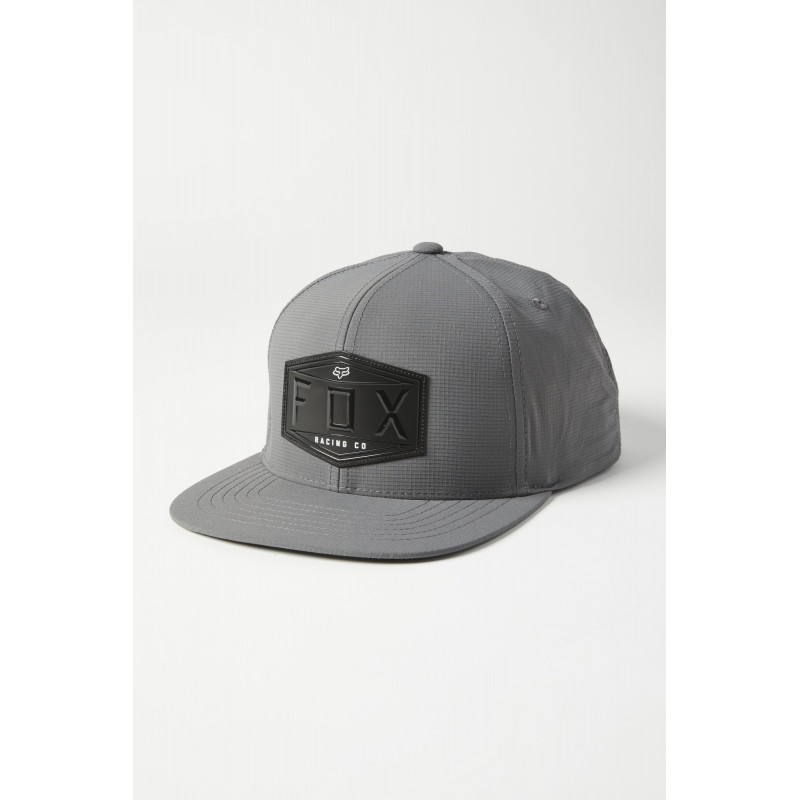 CZAPKA Z DASZKIEM FOX EMBLEM SNAPBACK PEWTER