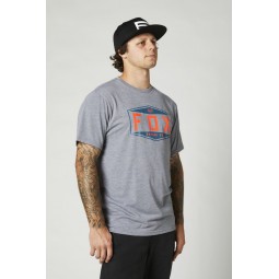 T-SHIRT FOX EMBLEM TECH HEATHER GRAPHITE