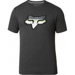 T-SHIRT FOX HEAD STRIKE TECH HEATHER BLACK