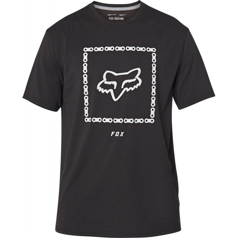 T-SHIRT FOX MISSING LINK TECH BLACK
