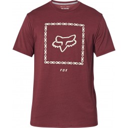 T-SHIRT FOX MISSING LINK TECH CRANBERRY