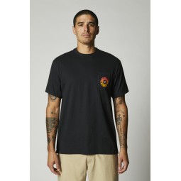 T-SHIRT FOX REVOLVER POCKET BLACK