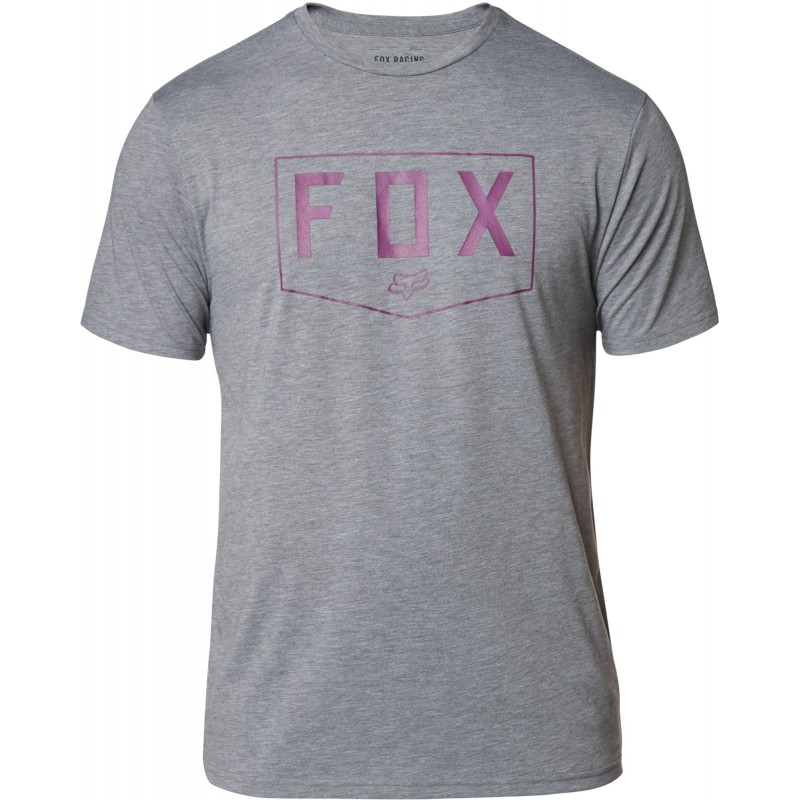 T-SHIRT FOX SHIELD TECH HEATHER GRAPHITE