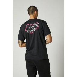 T-SHIRT FOX FAST LANE POCKET BLACK