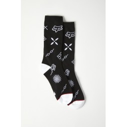 SKARPETY FOX DECRYPTED CREW BLACK