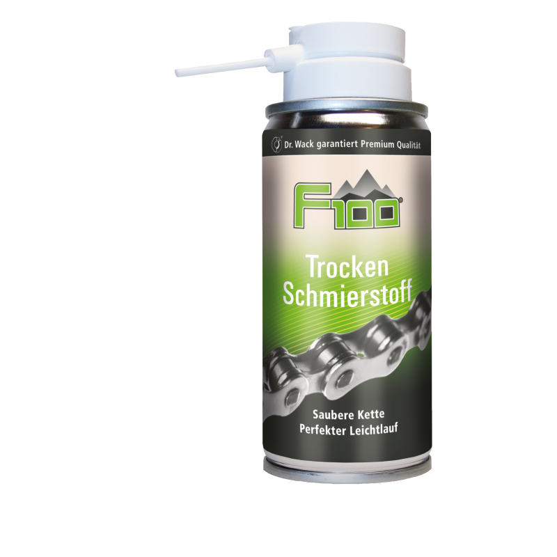 SUCHY SMAR DO ŁAŃCUCHA ROWEROWEGO F100 CHAIN OIL DRY LUBE AEROZOL 100ML