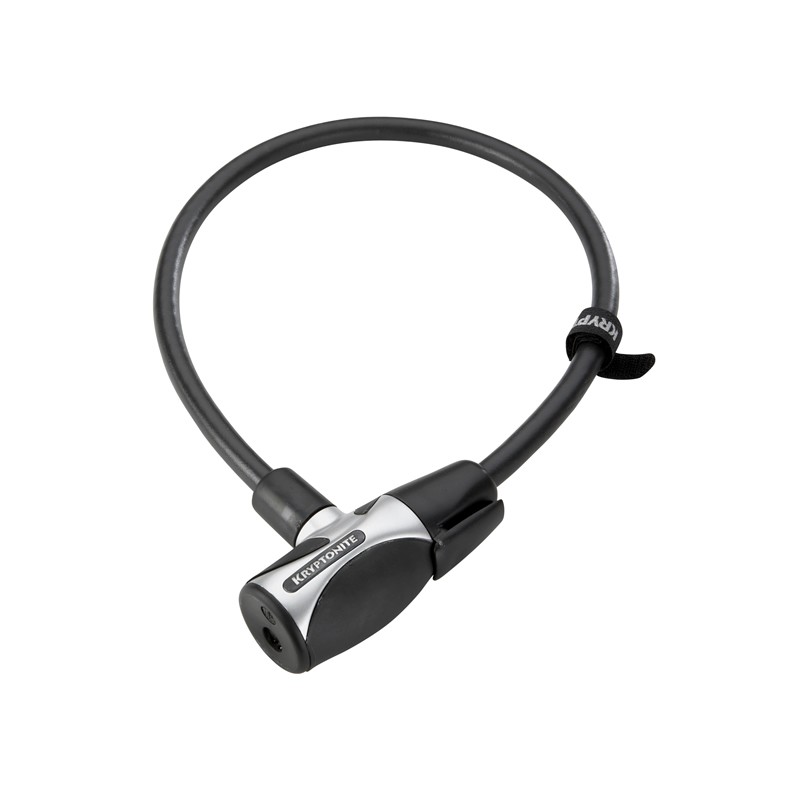 ZAPIĘCIE ROWEROWE KRYPTONITE KRYPTOFLEX 1265 KEY CBL BLACK 12X65CM