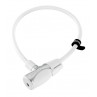 ZAPIĘCIE ROWEROWE KRYPTONITE KRYPTOFLEX 1265 KEY CBL WHITE 12X65CM