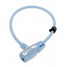 ZAPIĘCIE ROWEROWE KRYPTONITE KRYPTOFLEX 1265 KEY CBL LIGHT BLUE 12X65CM