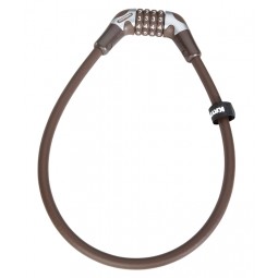 ZAPIĘCIE ROWEROWE KRYPTONITE KRYPTOFLEX 1265 NA SZYFR BROWN 12X65CM