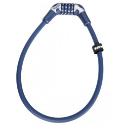 ZAPIĘCIE ROWEROWE KRYPTONITE KRYPTOFLEX 1265 NA SZYFR NAVY BLUE 12X65CM