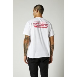 T-SHIRT FOX YOSHIMURA RACER PROFILE OPTIC WHITE