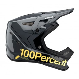 Kask full face juniorski 100% STATUS DH/BMX Helmet Carby Charcoal