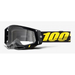 Gogle 100% RACECRAFT 2 ARBIS (Szyba Przezroczysta Anti-Fog, LT 88%-92% + 10 Zrywek) (NEW)