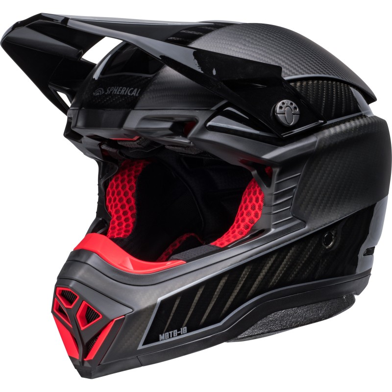 KASK BELL MOTO-10 SPHERICAL RHYTHM BLACK/SILVER
