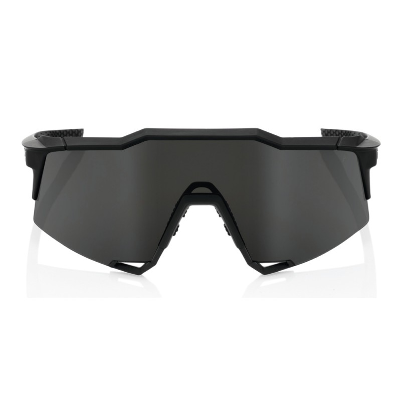 Okulary 100% SPEEDCRAFT Soft Tact Black - Smoke Lens (Szkła Czarne Smoke) (NEW 2021)