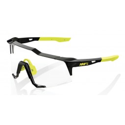 Okulary 100% SPEEDCRAFT Gloss Black - Photochromic Lens (Szkła Fotochromatyczne) (NEW 2021)