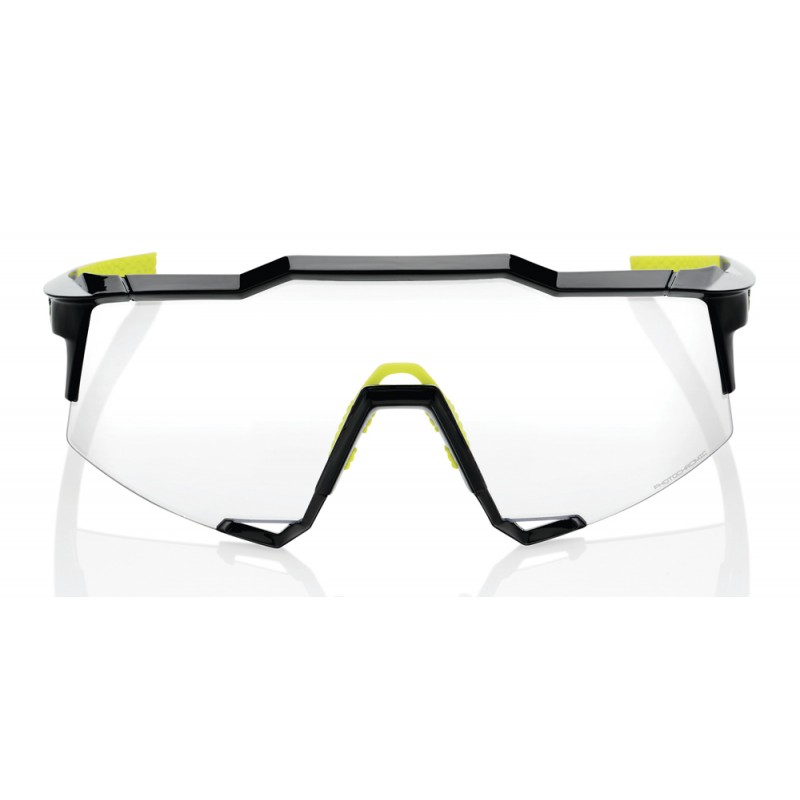 Okulary 100% SPEEDCRAFT Gloss Black - Photochromic Lens (Szkła Fotochromatyczne) (NEW 2021)