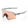Okulary 100% S3 Soft Tact Stone Grey - HiPER Coral Lens (Szkła Koralowe) (NEW 2021)