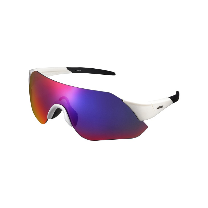 Okulary Aerolite Met White Smoke Red Mirror