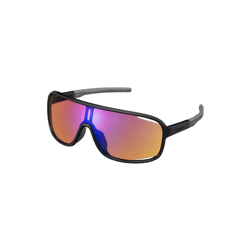 Okulary Technium Met Black Orange Blue Mirror