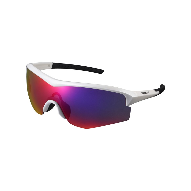 Okulary Spark Met White Smoke Red Mirror