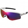 Okulary Spark Met White Smoke Red Mirror