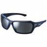 Okulary Pulsar Mat Navy Smoke Silver Mirror