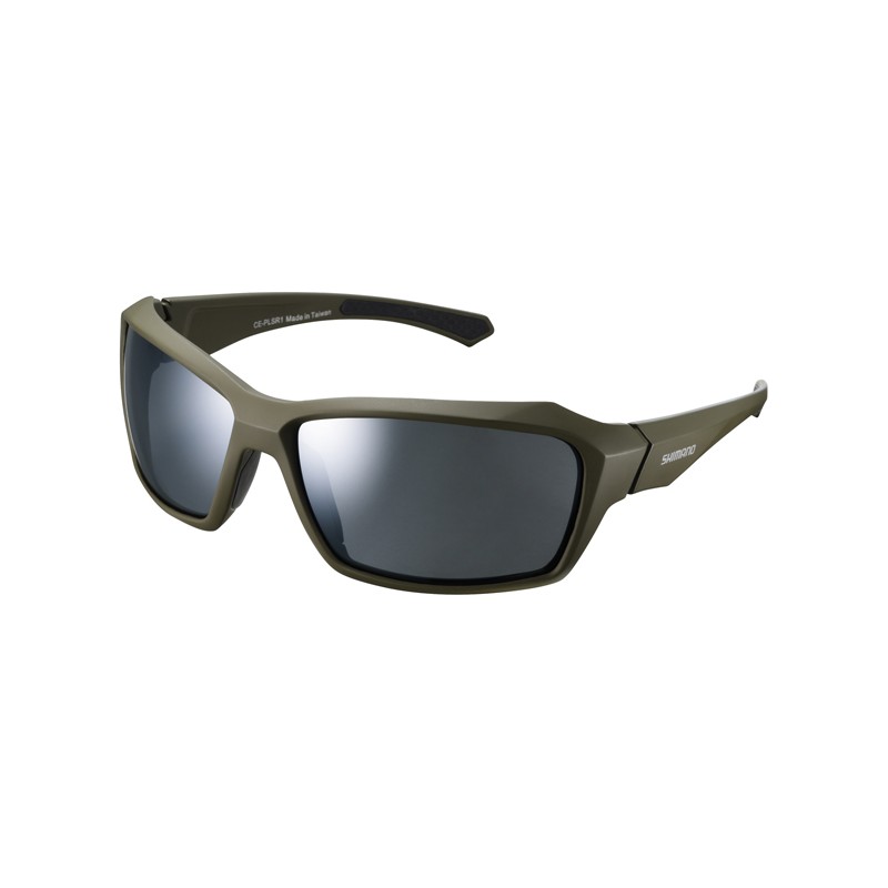 Okulary Pulsar Mat Olive Smoke Silver Mirror