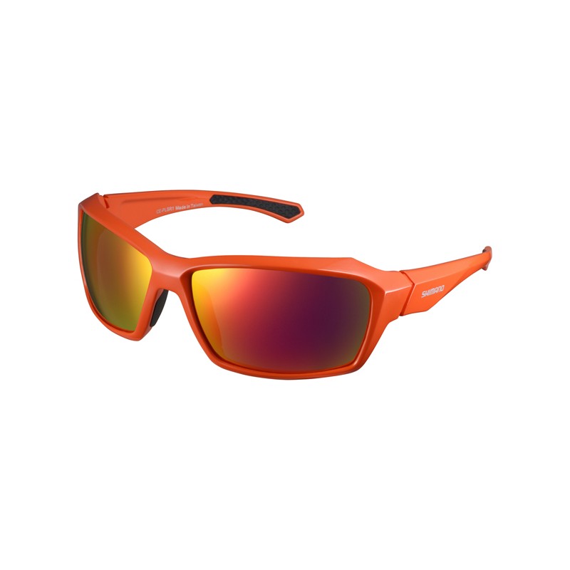 Okulary Pulsar Orange Smoke Red Mirror