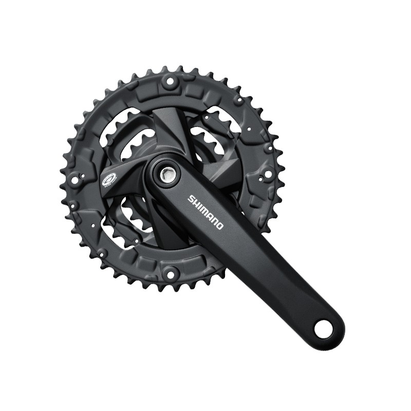 Mechanizm Korbowy 9rz Czarny FC-M371 48/36/26 170mm