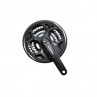 Mechanizm Korbowy 8rz Czarny FC-M311 48/38/28 175mm