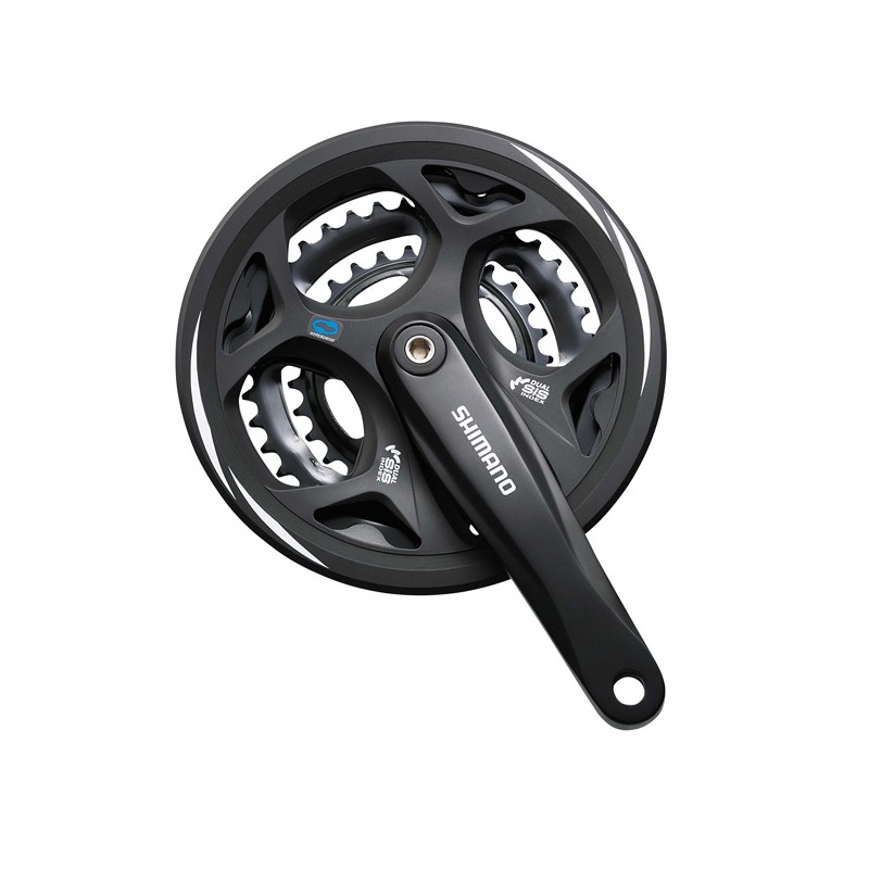 Mechanizm Korbowy 8rz Czarny FC-M311 48/38/28 170mm