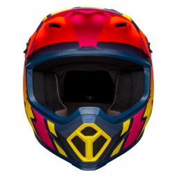 KASK BELL MX-9 MIPS STRIKE MATTE BLUE/ORANGE/PINK