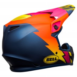 KASK BELL MX-9 MIPS STRIKE MATTE BLUE/ORANGE/PINK
