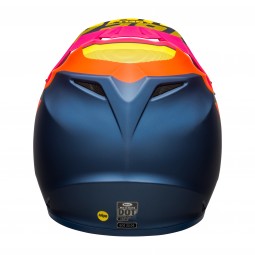 KASK BELL MX-9 MIPS STRIKE MATTE BLUE/ORANGE/PINK