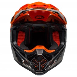 KASK BELL MOTO-9 MIPS TREMOR BLACK/ORANGE/CHROME