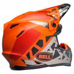 KASK BELL MOTO-9 MIPS TREMOR BLACK/ORANGE/CHROME