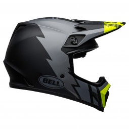 KASK BELL MX-9 MIPS STRIKE MATT GREY/BLACK/HI VIZ