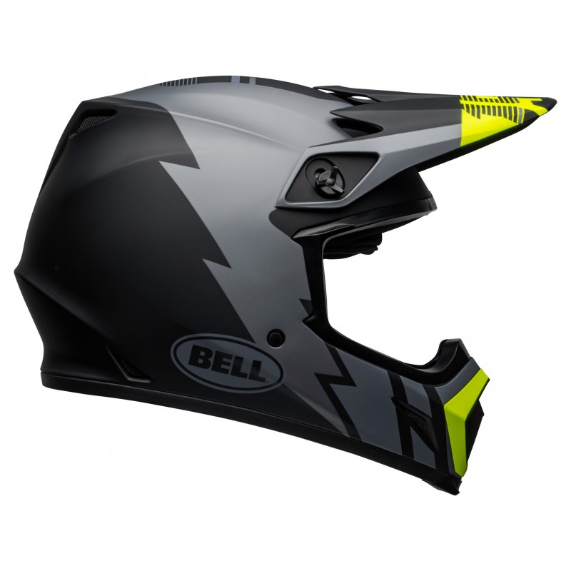KASK BELL MX-9 MIPS STRIKE MATT GREY/BLACK/HI VIZ