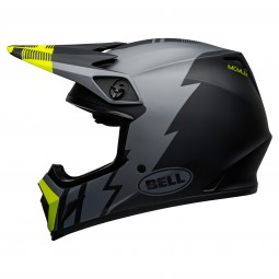 KASK BELL MX-9 MIPS STRIKE MATT GREY/BLACK/HI VIZ