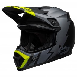 KASK BELL MX-9 MIPS STRIKE MATT GREY/BLACK/HI VIZ