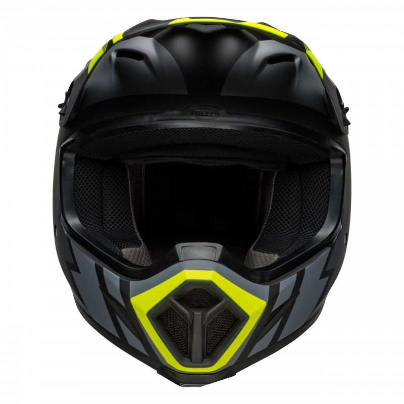 KASK BELL MX-9 MIPS STRIKE MATT GREY/BLACK/HI VIZ