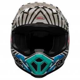 KASK BELL MX-9 MIPS TAGGER CHECK ME OUT GLOSS WHITE/BLACK