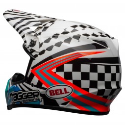 KASK BELL MX-9 MIPS TAGGER CHECK ME OUT GLOSS WHITE/BLACK