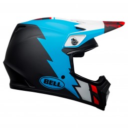 KASK BELL MX-9 MIPS STRIKE MATTE BLACK/BLUE/WHITE