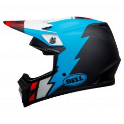 KASK BELL MX-9 MIPS STRIKE MATTE BLACK/BLUE/WHITE